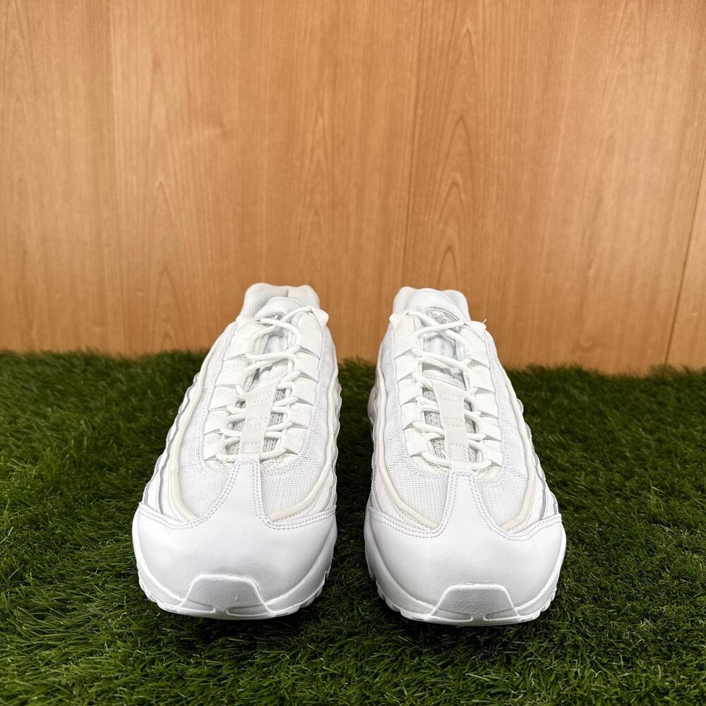 Nike Air Max 95 Essential White Grey Fog Sneakers CT1268-100 Men’s Size 10 - Picture 4 of 7